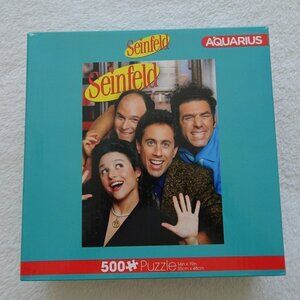 Seinfeld TV Show Jigsaw Puzzle 500 Piece 14 in x 19 in New Sealed Jerry Elaine